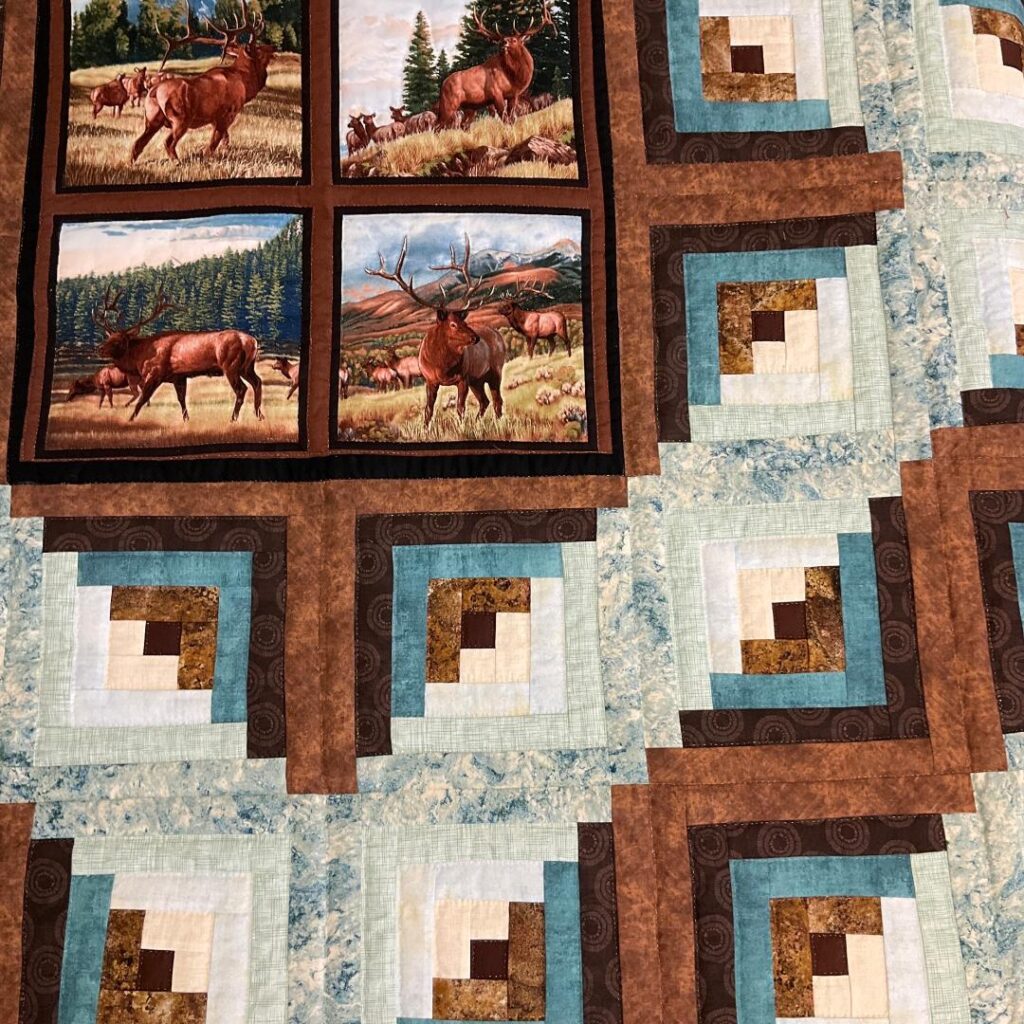 Elk Log Cabin - The Quilt Shop at Miller's