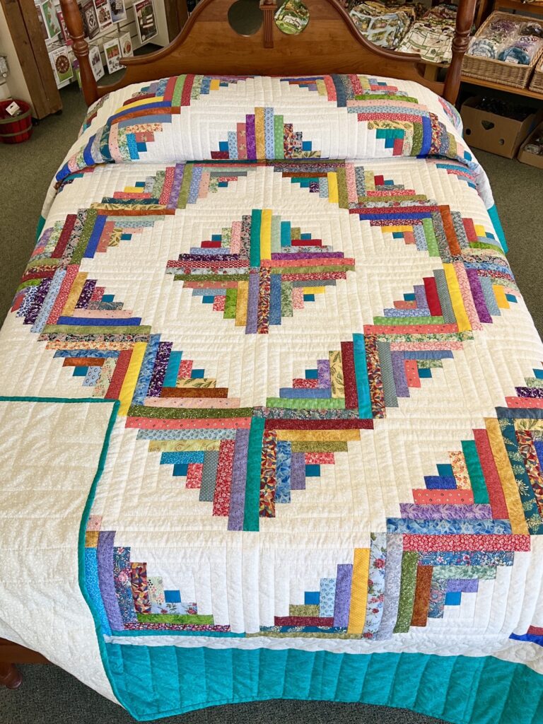 Welcome To My Cabin BOM Queen Quilt Pattern 98x114, 12 Blocks buying + 4 Extras Country