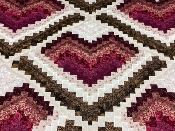 Bargello Heart Close Up