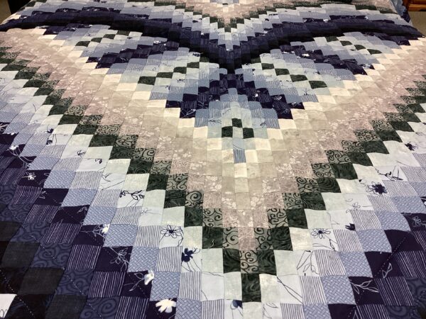 Love Within Bargello Heart Hand Quilted - Image 2