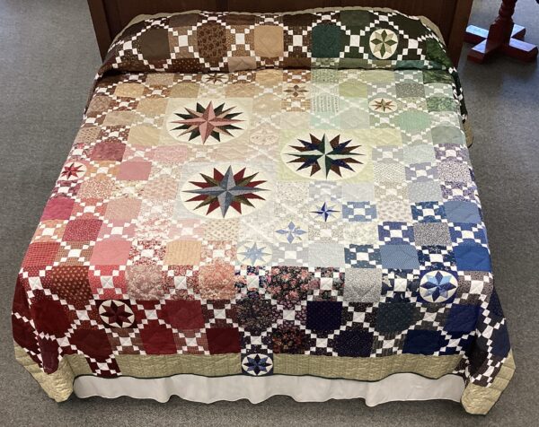 Susquehanna Compass King Size Hand-Stitched Quilt - Image 7