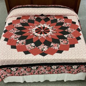 King Size Giant Dahlia Quilt Item# C8200040