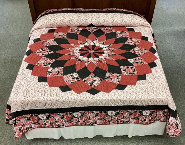 King Size Giant Dahlia Quilt Item# C8200040